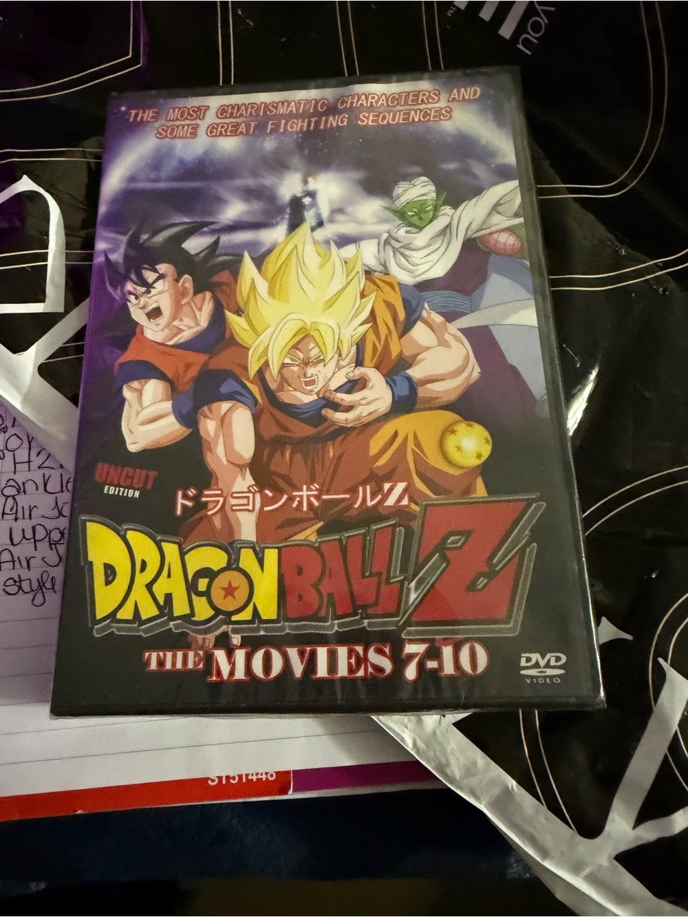 Dragon Ball Z: The Movies 7-10 DVD Set - Yellow / Black Cover